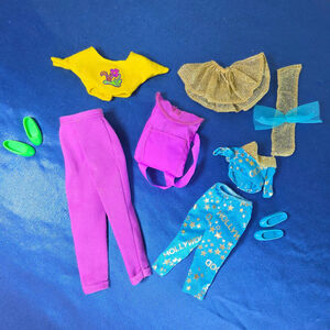 Vintage 1992/1993 Camp Barbie Midge & Totally Hair Skipper Outfits